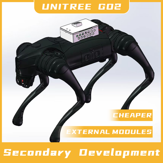 Unitree Go2 Non-Destructive Unlocking Secondary Development Kit - Includes Development Board & Optional 3D Printed Case